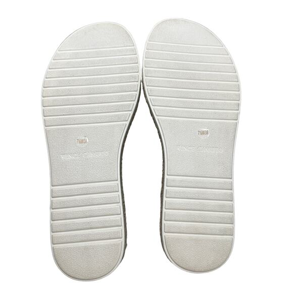 Vince Camuto Rallsan Strappy Rhinestone Sandal Cloudy Black Women 7.5 NWB - Picture 6 of 9